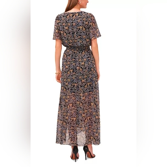 Vince Camuto High Low Dress - Black and Brown - Picture 2 of 5